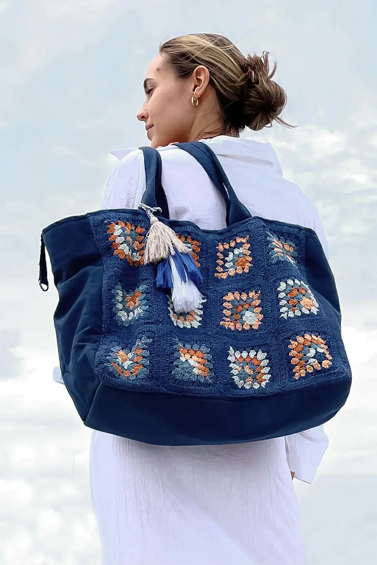 Handcrafted crochet bags