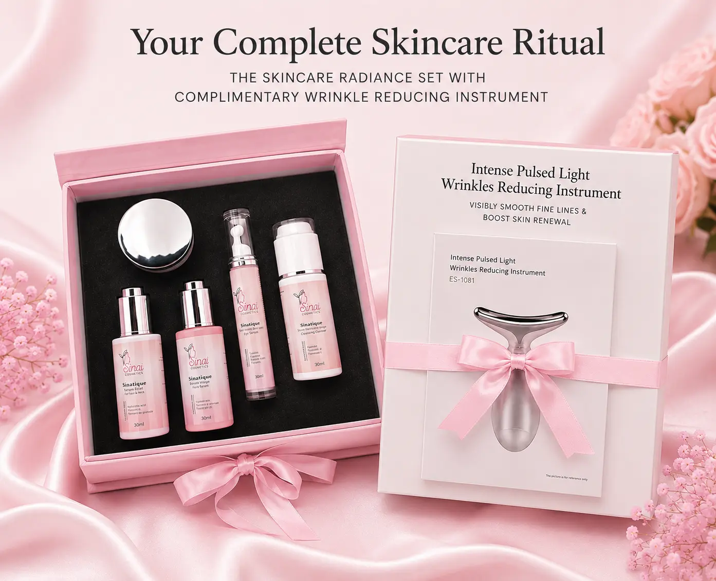 Skincare Set +Facial HIFU Device Gift